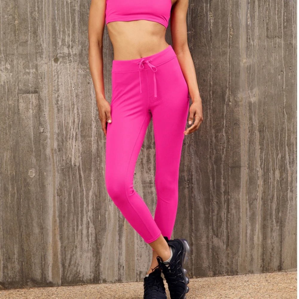 Alo Yoga 7/8 High-Waist Checkpoint Legging NEON PINK